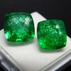 Natural Untreated Green Colombian Emerald 21 Ct CERTIFIED Loose Gemstone A-2512