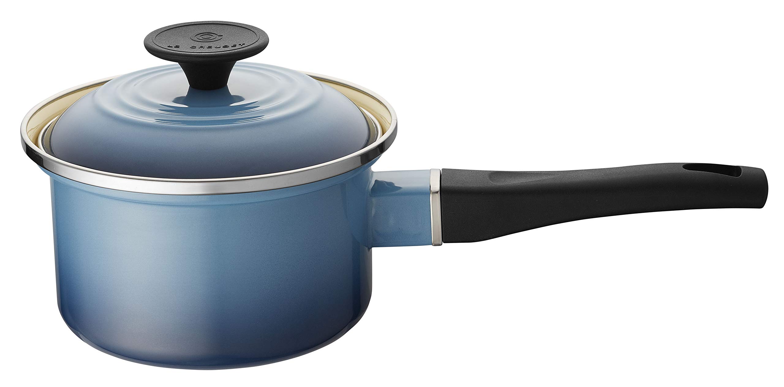 

Эмалированная кастрюля Le Creuset EOS 14 см, морской синий, подходит для газа и индукционных плит, японский [официальный продукт]