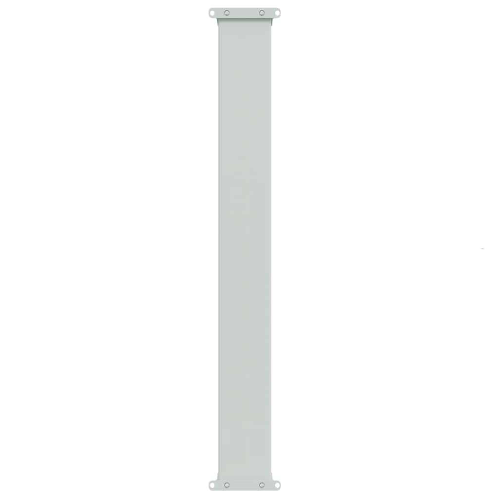 Vidaxl Retractable Side Awning for Terrace, 117 X 600 Cm, Grey