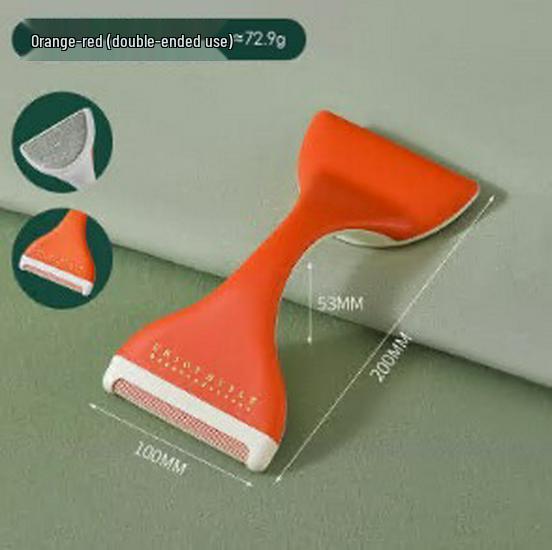 

Double-Headed Lint & Hair Remover: Washable Clothes, Bedding & Pet Hair Brush оранжевый/красный