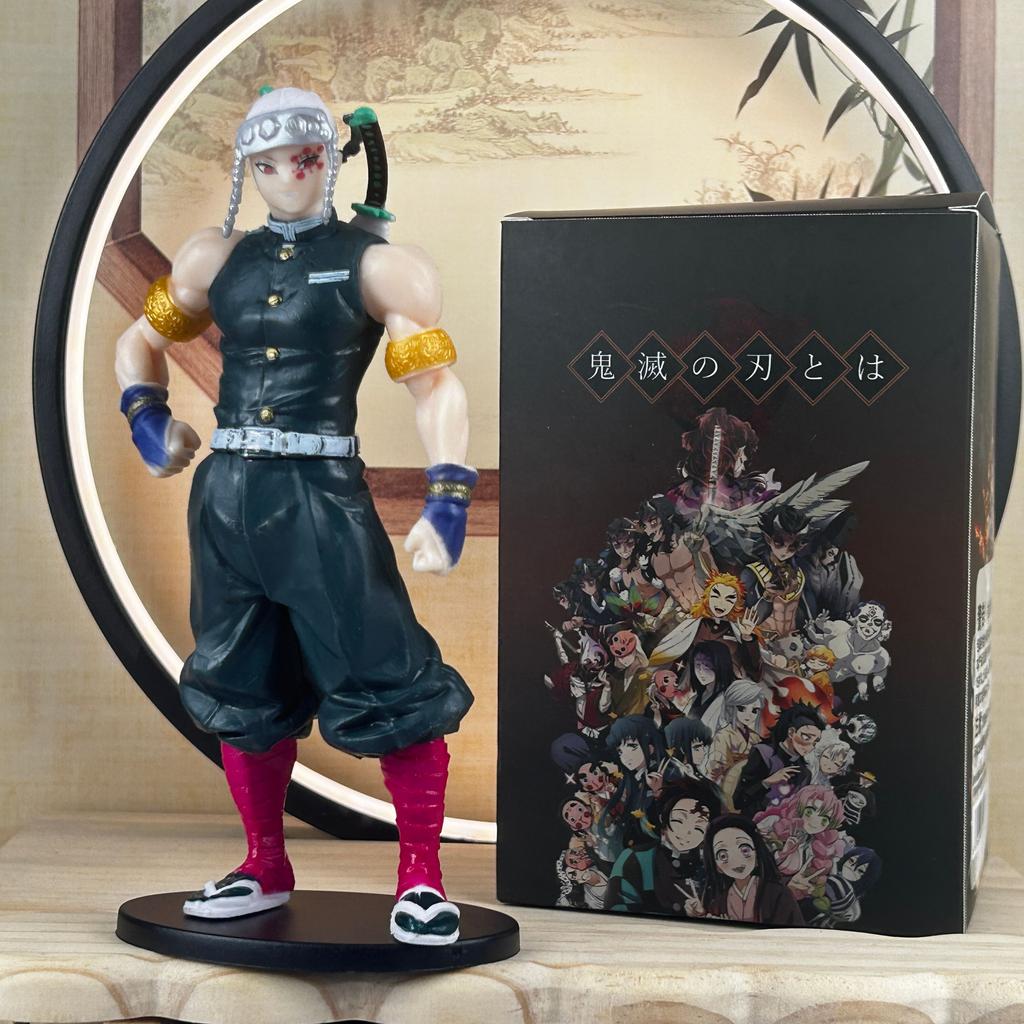 Anime Figure Demon Slayer Figures Kimetsu No Yaiba Doll Tanjiro Nezuko Zenitsu Figurine Inosuke Warrior Action Figure Model Toys