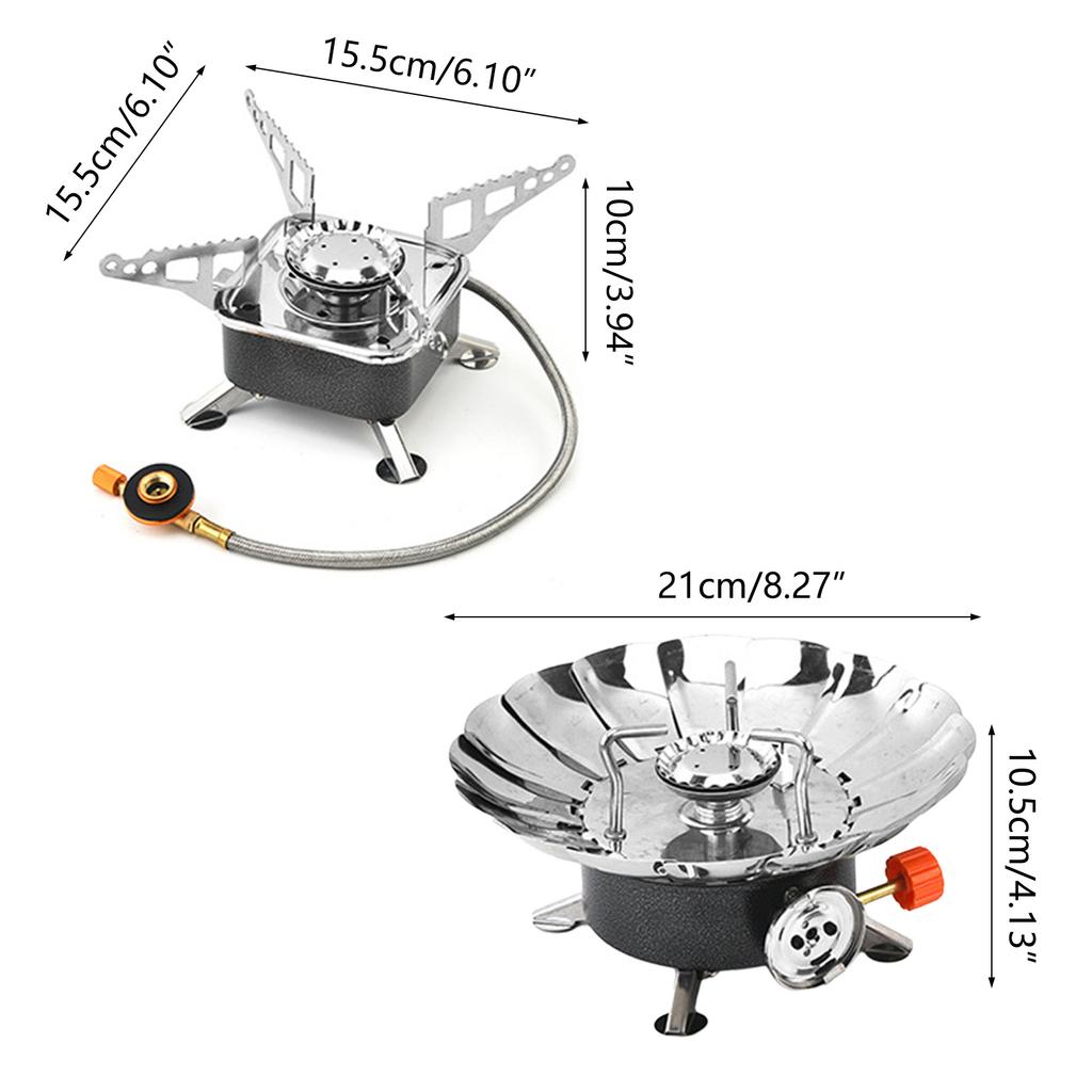 Compact Camping Gas Stove Portable Outdoor Stove Easy To Use Foldable Stove Perfect for Camping Hiking and Picnics