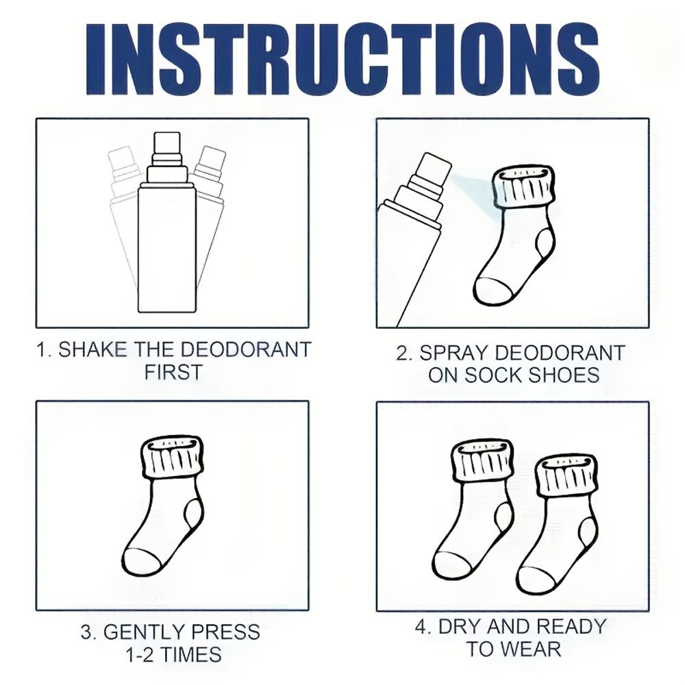 Nano Multi-Functional Deodorizer Spray - Chemical-Free, Long-Lasting Odor Eliminator for Body, Shoes, Pets, Home & Air Fresh - S