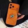 Cool Orange 3D Evil Eyes Phone Case For iPhone 17 Air 16 15 14 13 12 11 17 Pro Max Frosted Shockproof Soft TPU Cover