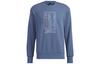Wuji Series Sweatshirts Men's Blue Crew Neck Moderate Other HE5163
