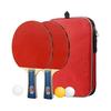 Portable Table Tennis Set, Anywhere, Set of 3 Ping Pong Balls, Table Tennis Net, Storage Bag Included, 2 Rackets, Telescopic Net Type, Table Tennis