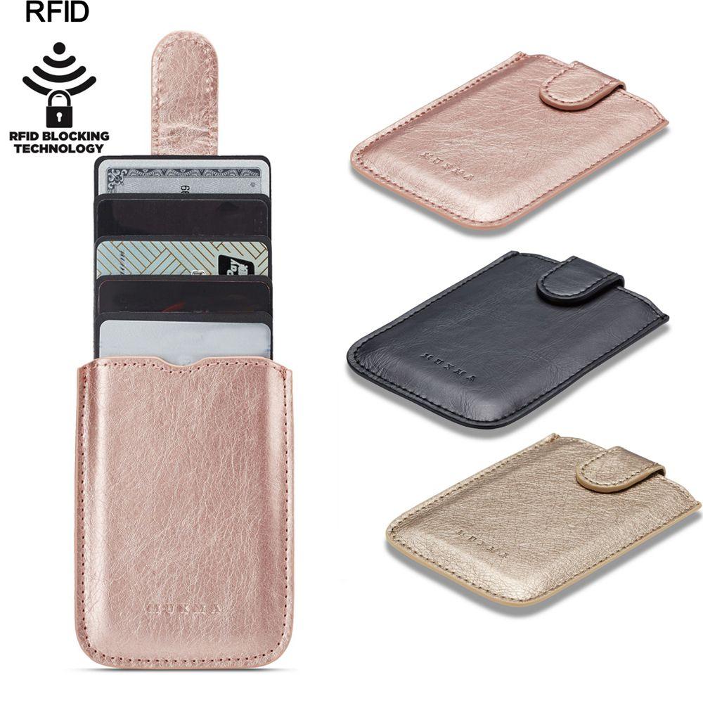 

5 Card Pockets Stick On Sticker Card Sleeves Cellphone Pocket Phone Wallet Case ID Card Holder чорний