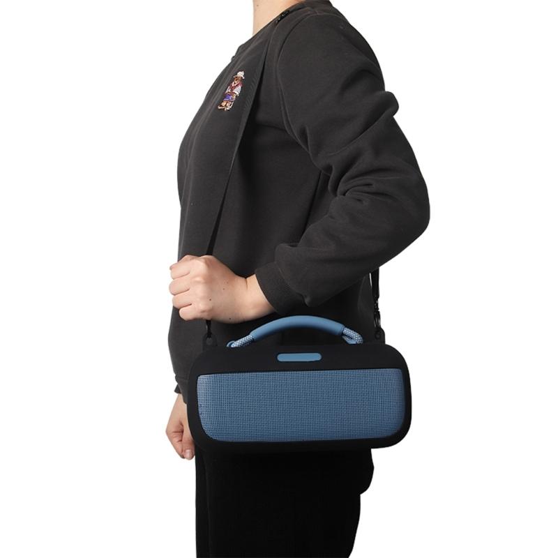 Portable Silicone Cover with Carrying Straps Protective Skin for Speakers, Water Resistant Case