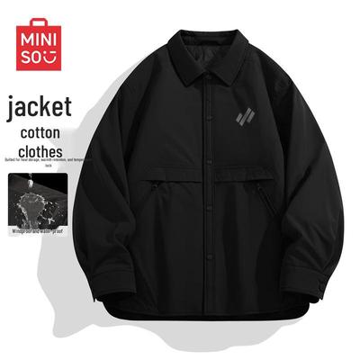Men's American Style Loose Fit Padded Shirt Jacket