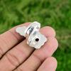Mothers day Deal 925 Sterling Silver Citrine Stone Solitaire Flower Ring Jewelry