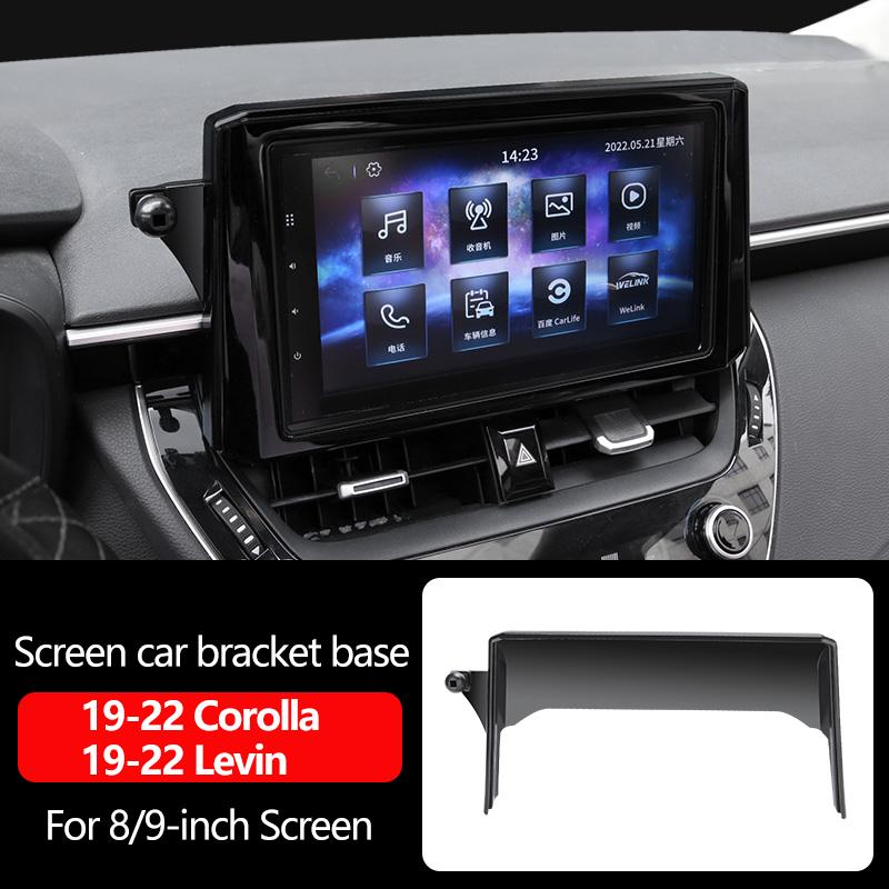 Dedicated Car Phone Holder Bracket Navigation Screen Frame Mobile Phone Stand For Toyota CHR Corolla RAV4 Camry Yaris Allion