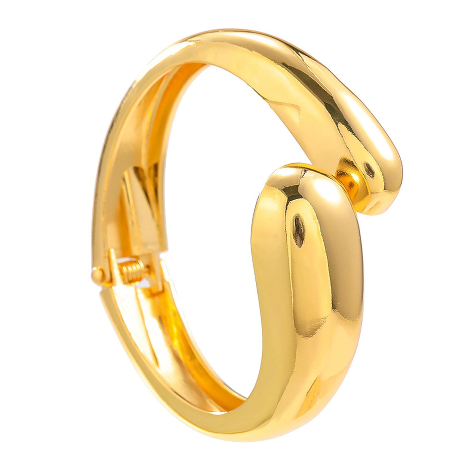 

Модный регулируемый браслет-бангл в форме капли воды, открытый браслет, вдохновленный каплей, легкий аксессуар на запястье для женщин золотой