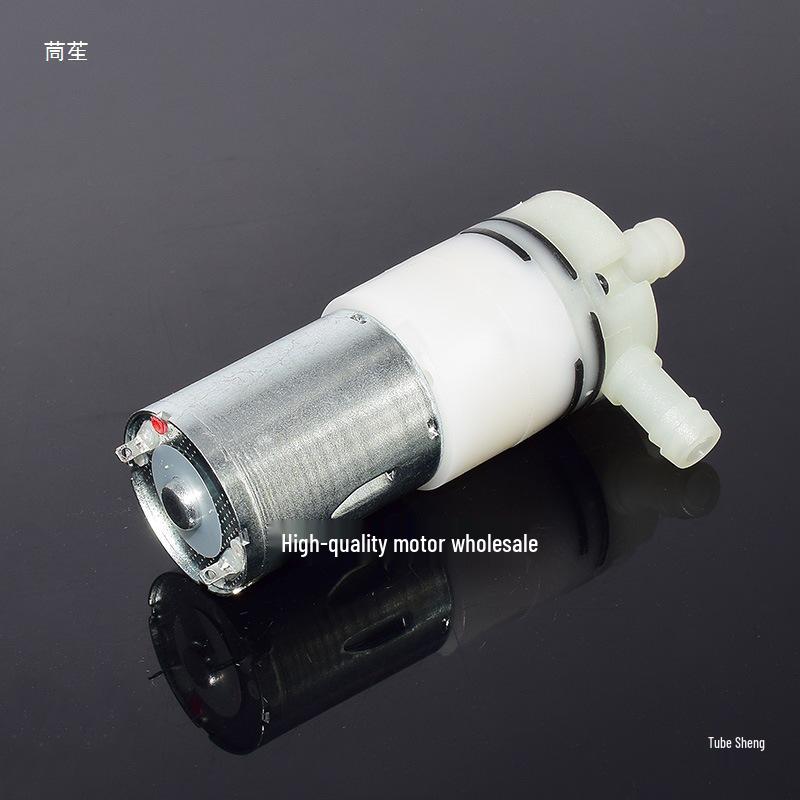 Miniature 370 Diaphragm Water Pump: DC 6V/12V/24V, Self-Priming, Suitable for Vacuum and Water Dispensing Applications.