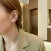 2Pcs Shiny Star Zircon Stud Earrings For Women Silver Color Cartilage Tragus Helix Ear Piercing Jewelry Accessory Gifts