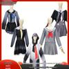 Demon Slayer Akaza Upper Rank Three Cosplay Costume - Full Set with Long Sleeves