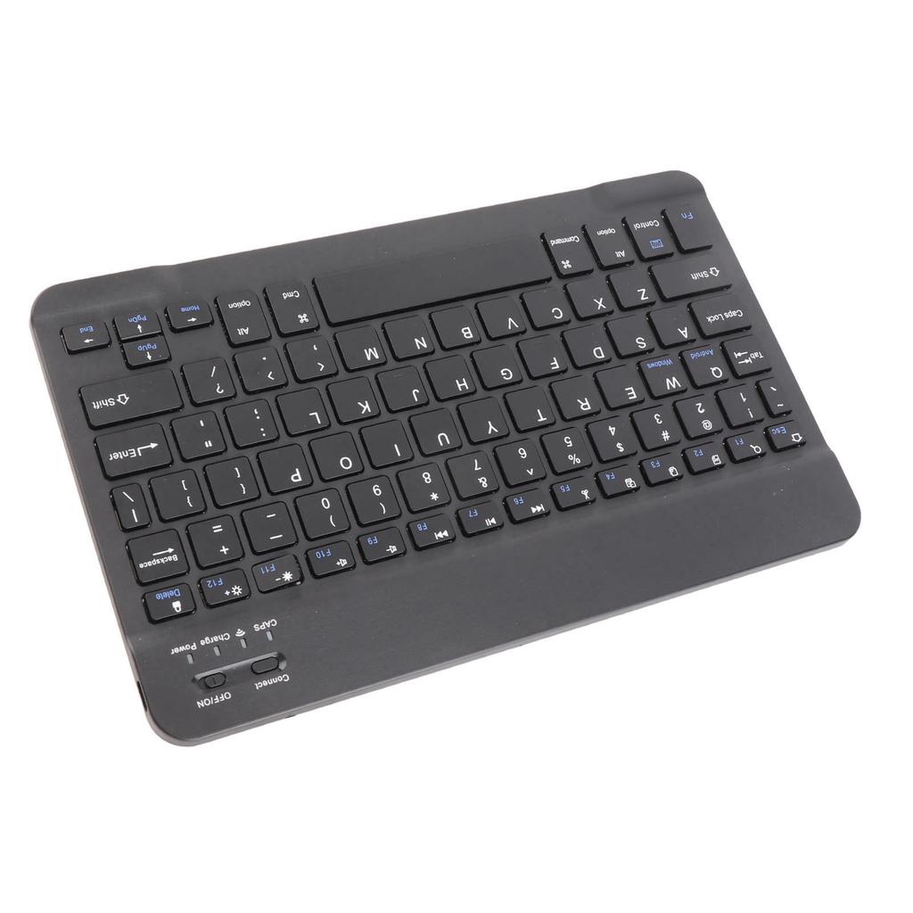 Wireless Keyboard 78 Key Slim Ergonomic Scissor Structure Rechargeable Portable Keyboard for Phone