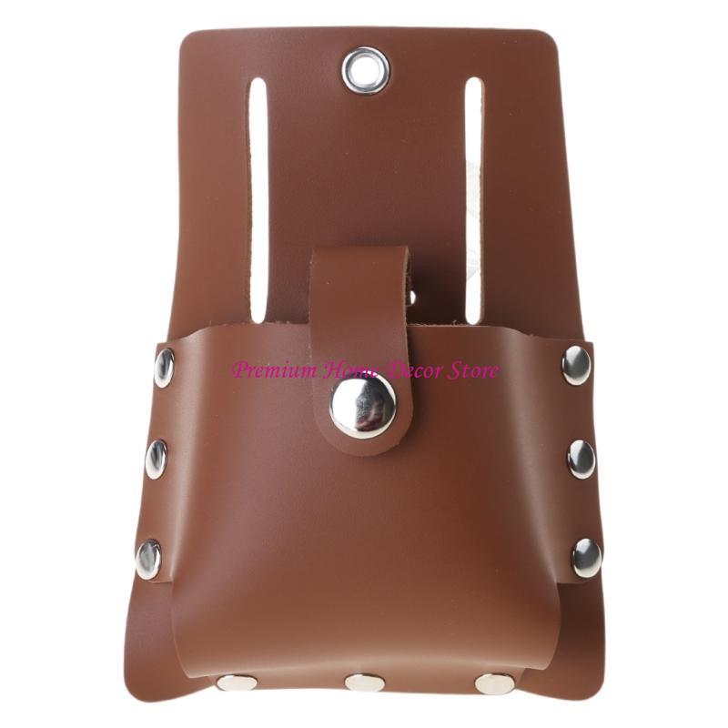 PU Leather Tape Measure Belt Tool Carriers Holder Heavy Duty Tape Holder Measuring Tape for Carpenters JOMD