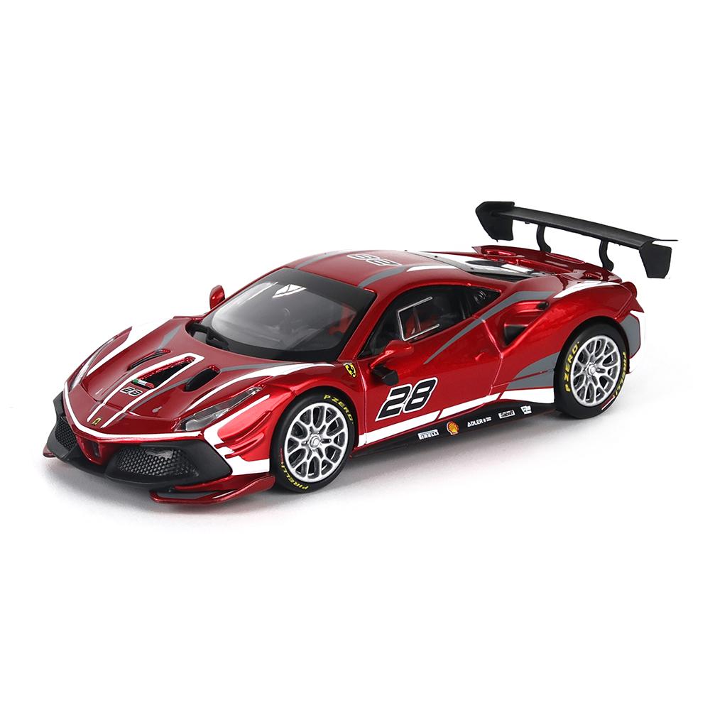 Bburago 1:43 24 HEURES DU MANS 2024 Ferrari 499P No.83 racing model simulation car model alloy car toy male collection gift