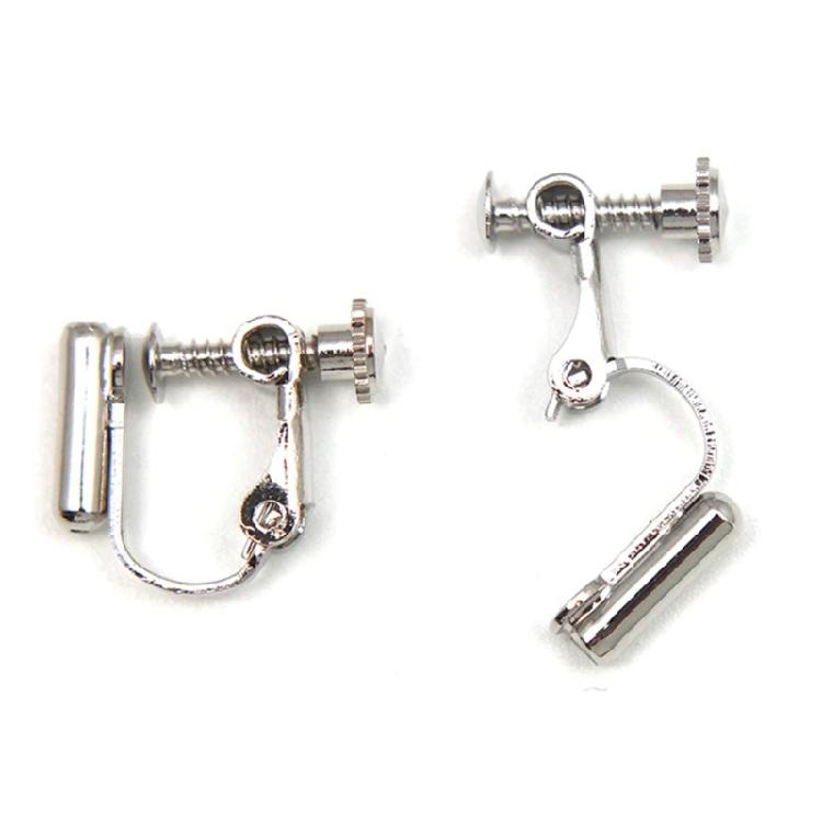 Interchangeable U Shaped Screw Ear Clip Adapter for Multiple Styles Earrings and Craft Projects
