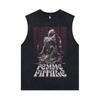 European And American High Street Printed Vest Washed Retro Oversize Casual Sleeveless T-Shirt For Men And Women