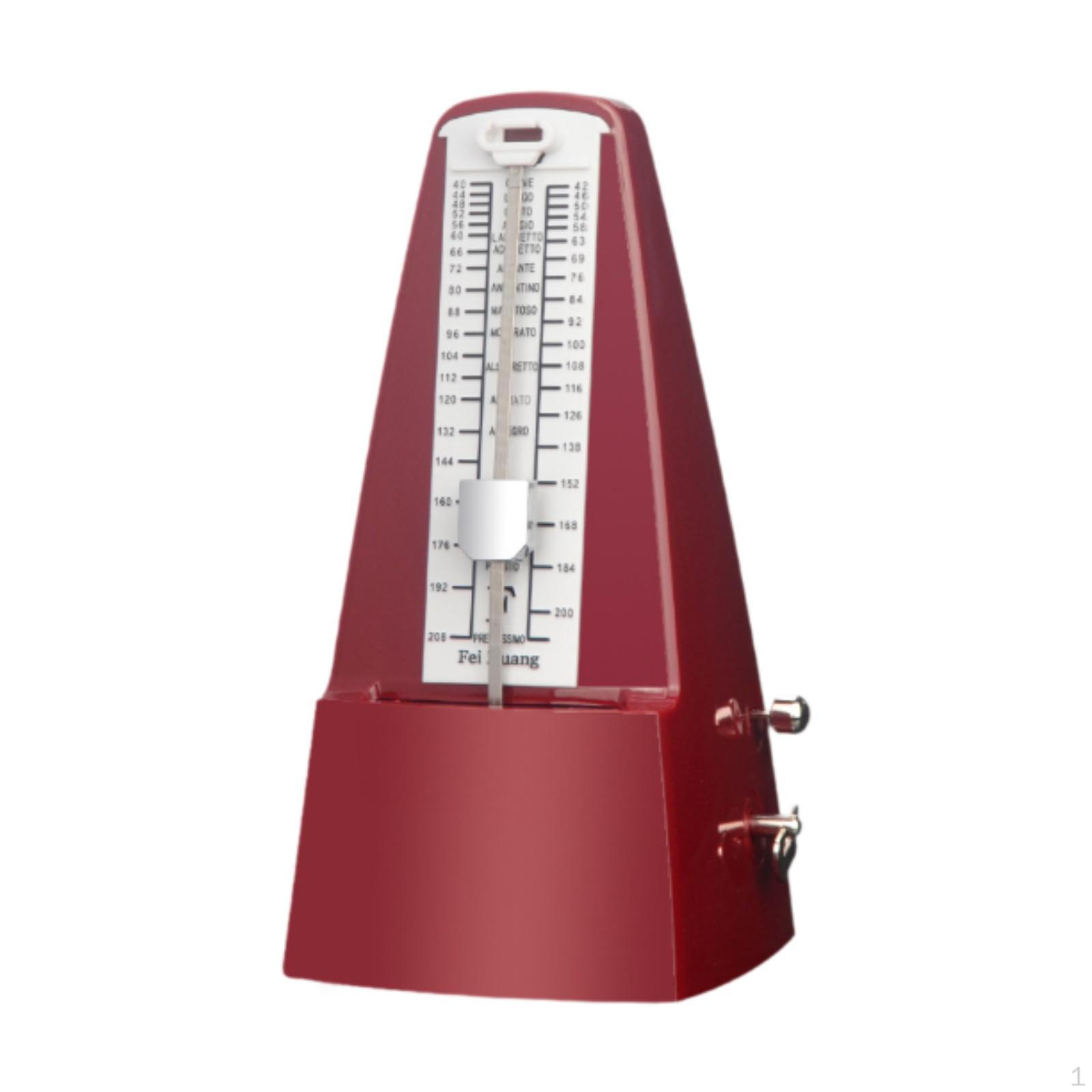 

Механический метроном Точный трек ритм Темп Регулируемый Стабильный Высокая точность Практичный Громкий звук красный