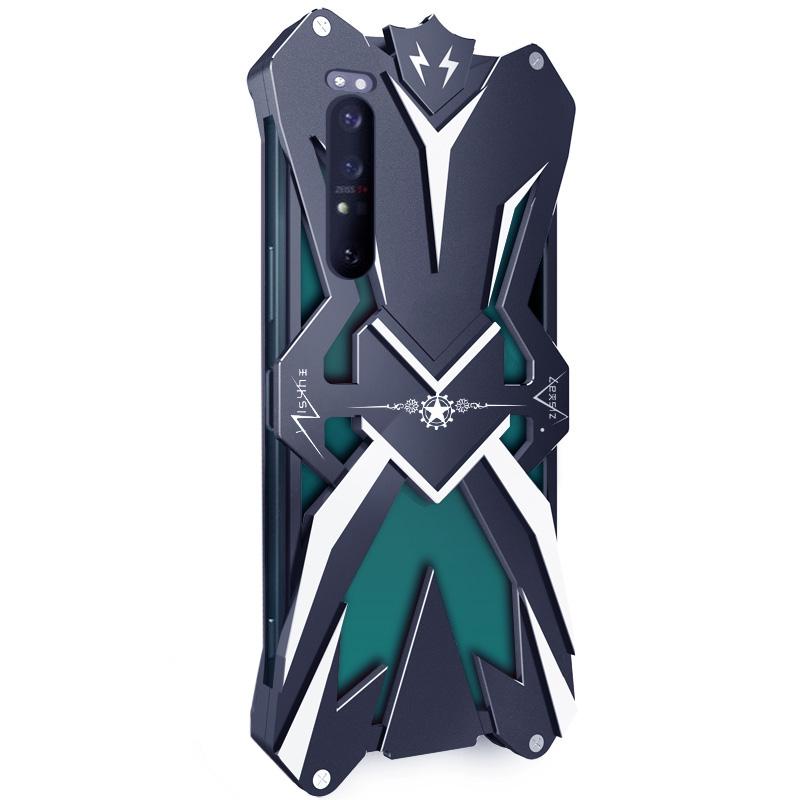 

For Sony Xperia 1 II Defender Phone Case Aluminum Alloy Shockproof Protective Phone Cover A