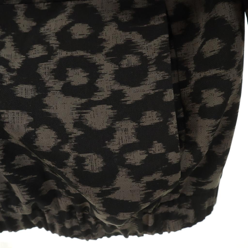 Banana Republic Leopard Pattern Blouson M gray Women Used
