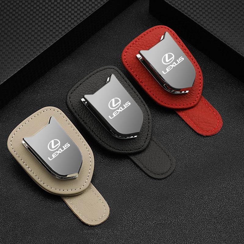 Car Sun Visor Glasses Clip Multifunctional Sunshade Storage Holder For Lexus FSPORT LBX NX RX 350h 450h ES UX 300e GS GX IS LS