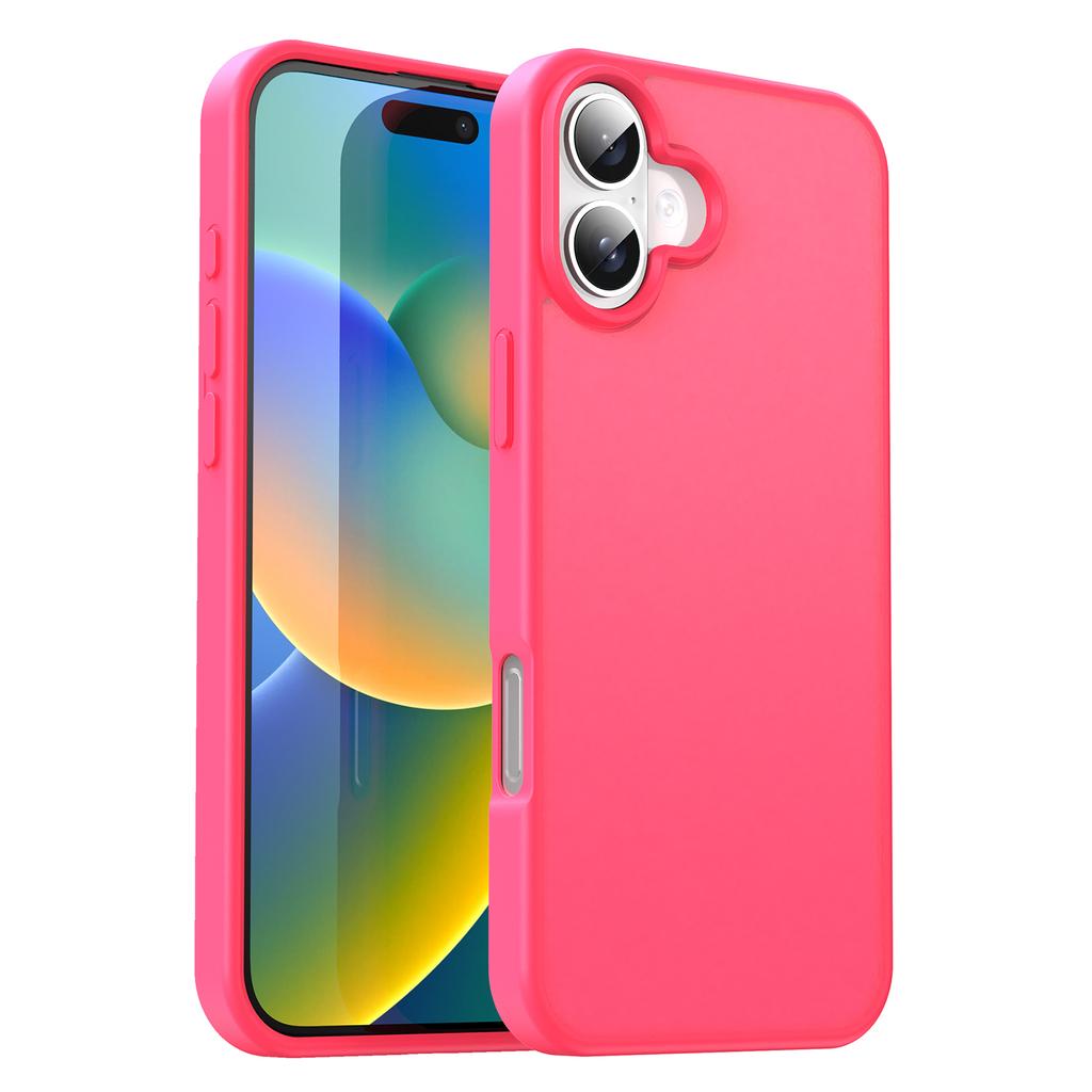 For iPhone 16 Case Skin Touch Matte Anti Drop TPU PC Phone Back Cover