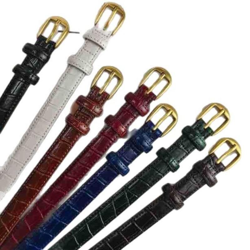 Women's Belt Women's Leather Thin Belt Fashion Versatile Casual Decoration Small Belt Belt