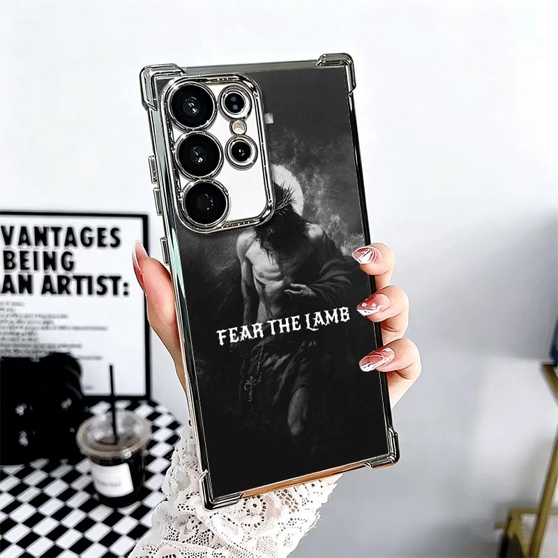 

Son Of God Jesus Cross Holy Light Soft Phone Case For Samsung Galaxy S26 Ultra S25 Edge S24 FE S23 Plus S22 S21 + S20 Plating An Samsung S23 Ultra