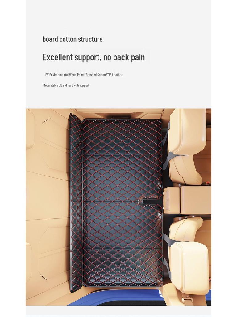 Universal Folding Car Mattress for Rear Seat - No Inflation Needed