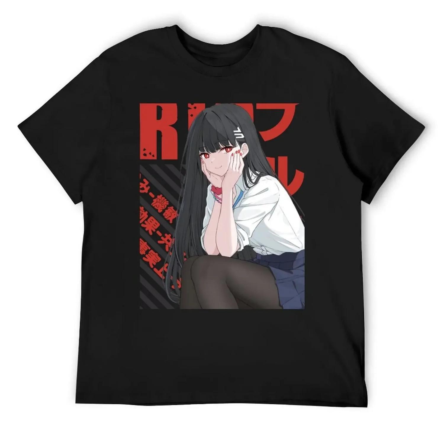 

Blue archive - Футболка Tsukatsuki Rio футболки графічні футболки Футболка з коротким рукавом новий випуск важкі футболки для чоловіків XXXXXL чорний