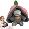 Relaxation Breathing Plush, Sleeping Animal Toy,Soft Light-Up Music Ass, Realistic Breathings Motion, Comfort Sleep Aid for Kids