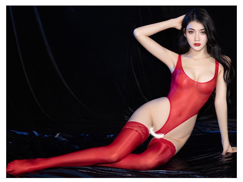 Lustovo pokušení: Sexy Pure Desire Body s otevřeným rozkrokem Lingerie pro ženy