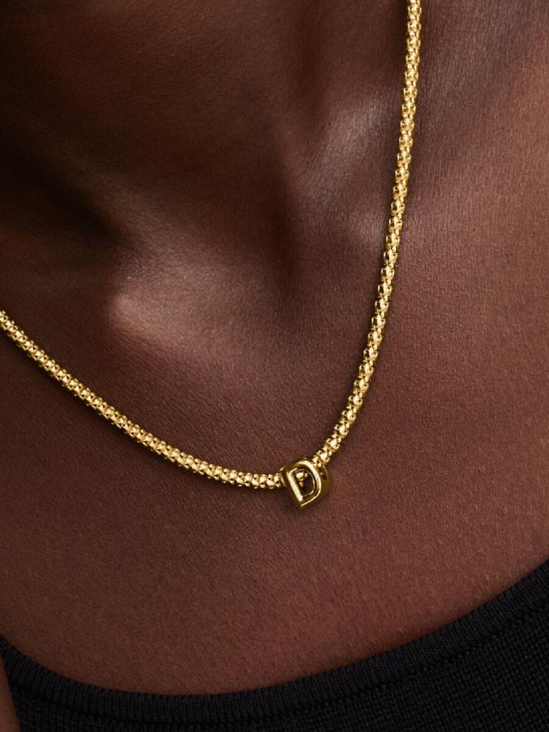 Brand New 26 Letters Ideal Designed For Authentic Original Beaded Bracelet High Quality Fine Jewelry Women's Copper Metal Pendant Bead Component Bead