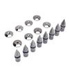 8Pcs Speaker Spike Pad Set Copper Height Adjustable Turntable Speaker Shock Absorption Feet Set for 