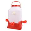 Automatic Poultry Waterer 10L Large Capacity Multifunctional 4 Bowls Chicken Water Feeder for Farm