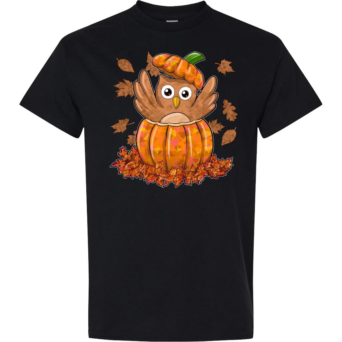 Inktastic Owl In A Pumpkin- Cute For Halloween And Thanksgiving T-Shirt Kids Fun 110