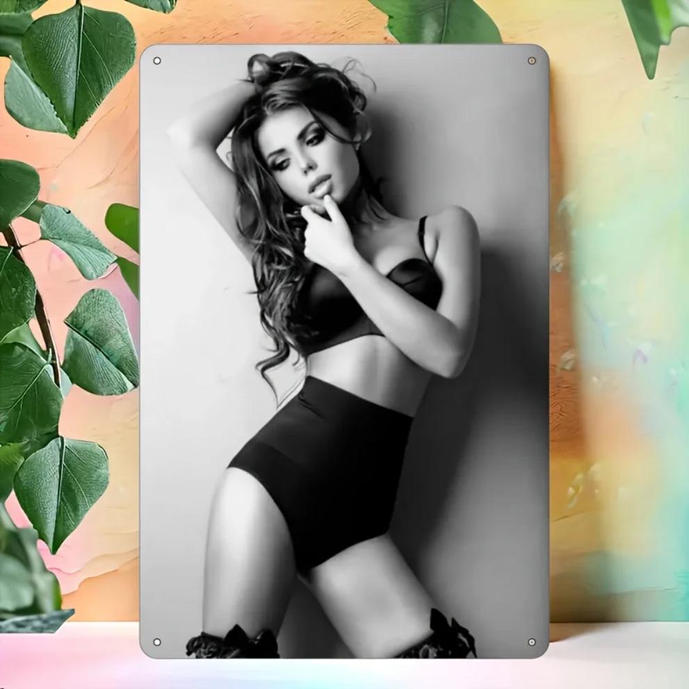 Vintage Metal Sign Heart Retro Wall Art 8x12 Inch Home Bar Cafe Decor Gift