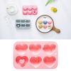 2lots Food Grade Heart Shape Silicones Molds 6 Holes Love Valentines Candy Molds For Candy Resins And Candle Making
