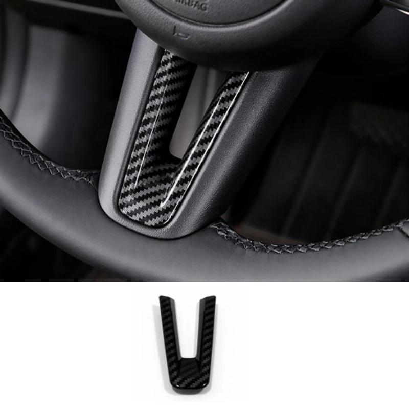 For Mazda 3 Axela BP CX-30 DM cx-50 -  Steering Wheel Trim Circle Sequ Ring Cover Button Decoration Sticker