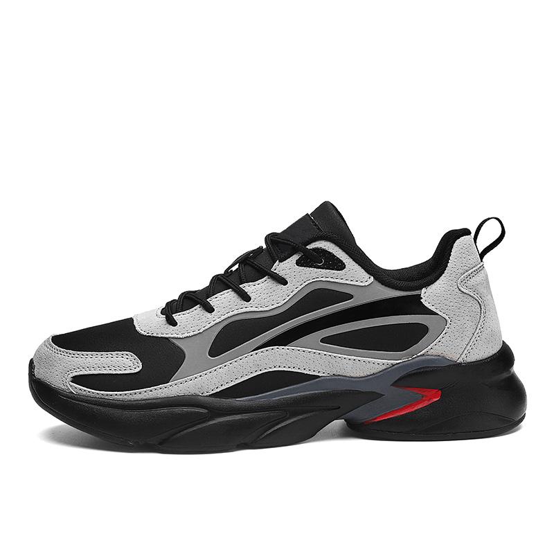 Men's comfortable outdoor four season casual breathable fashion sneakers light soft-sole speed running shoes racing sports shoes