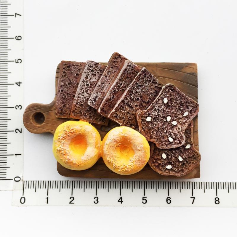 Artificial Foods Magnetic Stickers for Fridge Kitchen Decor Message Board Magnets Gourmet Fridge Magnets Shop Decor Home Decor