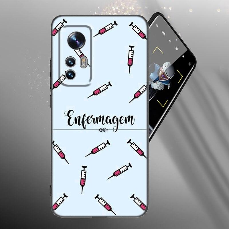Krankenschwester Medizinisch Medizin Gesundheit Herz Handyhülle Für Xiaomi Mi 10T 11i 11T Note 10 11 Lite NE F1 POCO F3 M3 X3 GT NFC M4 X4 Pro 5G