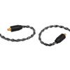 MMCX Connector Replacement Headphone Cable 3.5mm Wired Earphones Detachable Cord In line Control with Mic for Shure