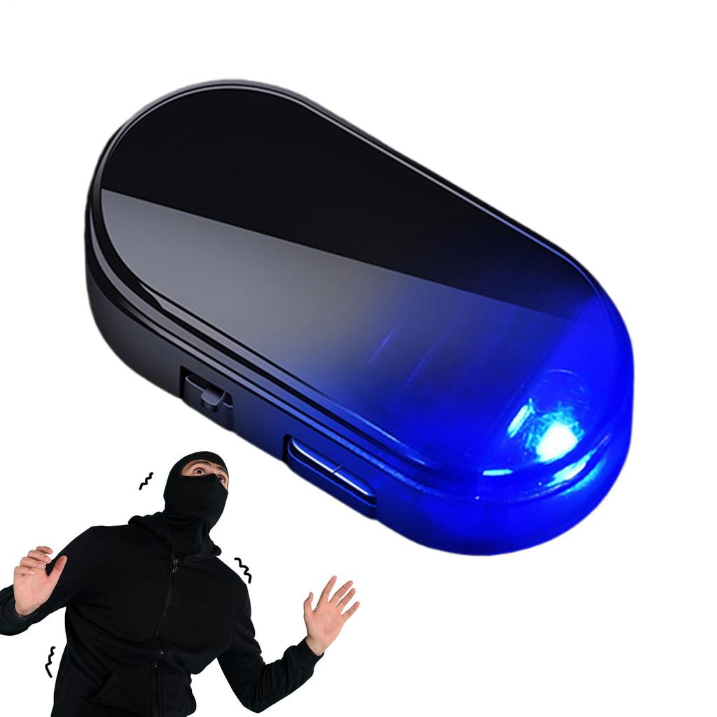 Solar Powered Car Alarm Light, Car Solar Warning Light, Anti-Theft LED Flashing Safety Light,