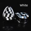 2pcs 8-50mm 1Pair Black Teardrop Double Flared Ear Tunnels and Plugs Ear Piercing Gauge Expander Stretching Tunnels Comf