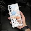 Waterproof Back Cover Phone Case For Samsung Galaxy M34 5G/F34/SM-M346B Anti-dust Anti-knock TPU Cartoon Graffiti Cute