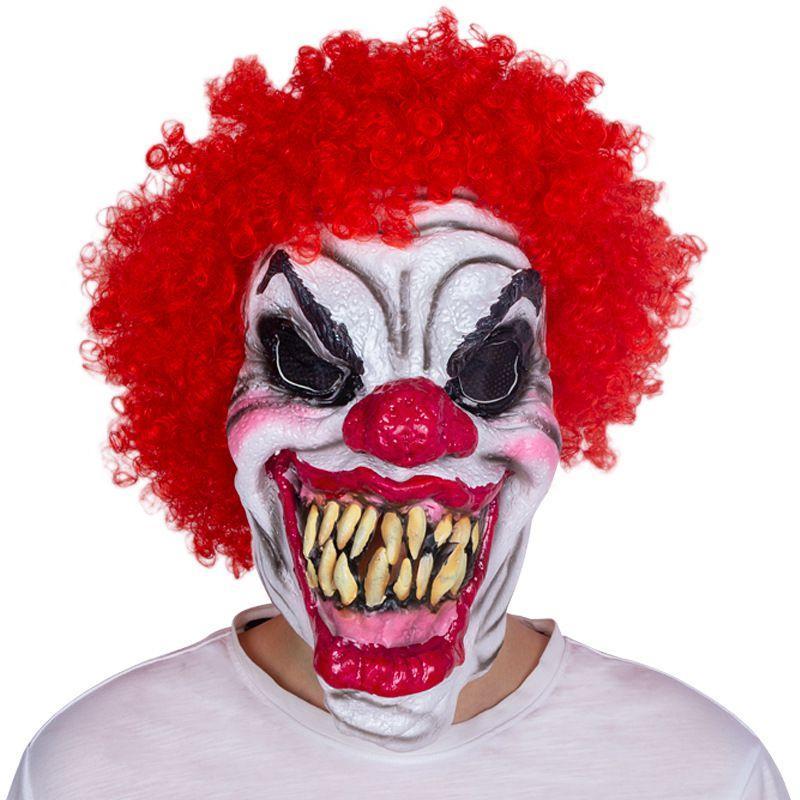 Clown Horror Funny Latex Mask Halloween Christmas Party Horror Role Play Props